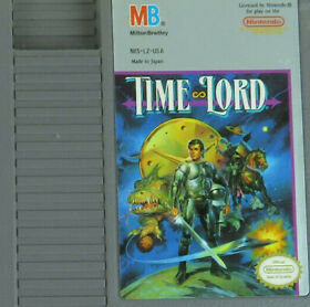 Videojuego vintage de Time Lord NES década de 1990 con cubierta antipolvo