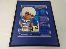 Evolution 2 2000 Sega Dreamcast Framed 11x14 ORIGINAL Advertisement 