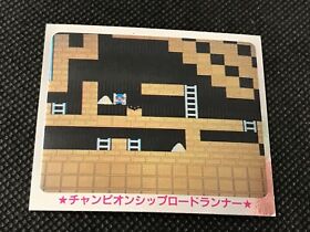 Championship Lode Runner Vintage Foil Master Takahashi Famicom Card Japan HUDSON