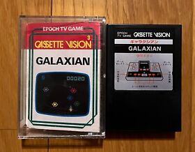 Galaxian Cassette Vision 3 Epoch TV Game Japan Vintage 1981 Rare 