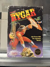 Rygar Nintendo NES Complete With Box CIB Game Manual. 5 Screw Rare!! Tested