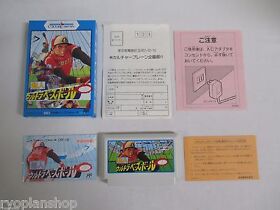 CHOJIN ULTRA BASEBALL -- Boxed. Famicom, NES. Japan game. Work fully. 10626