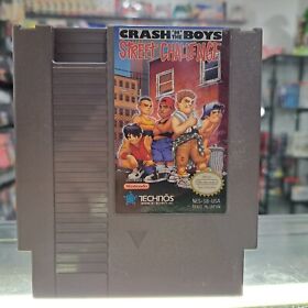 Crash 'N' the Boys: Street Challenge NES Authentic Tested & Works 