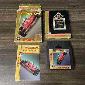 Super Sprint Nintendo NES Complete CIB Game Cartridge + Box + Manual
