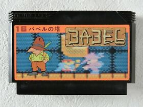 The Tower of Babel NES Namco Nintendo Famicom From Japan