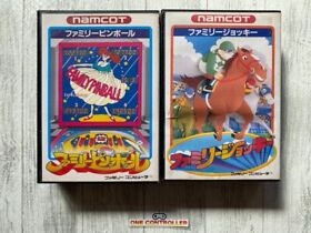 Nintendo Famicom FC NES Family Pinball & Family jockey set from Japan