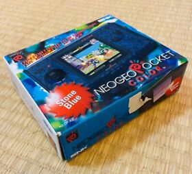 SNK Neo Geo Pocket Color Stone Bleu Handheld Console English ver  [UNUSED]