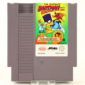 Nintendo NES the Simpsons Bartman meets Radioactive Man Modul Sehr Gut