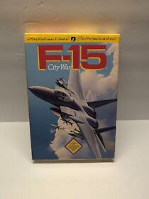 F-15 City War NES Nintendo Complete Authentic NICE!! FAST SHIPPER W/Sleeve HTF