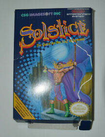 Vintage Nintendo NES Solstice Game in Original Box