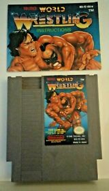 Tecmo World Wrestling, (Nintendo, Nes ) Video Game & Instructions