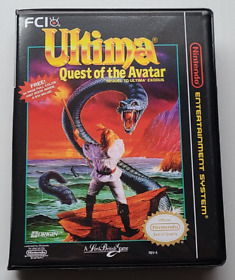 Ultima Quest of the Avatar CASE ONLY Nintendo NES Box BEST QUALITY AVAILABLE