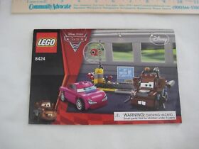 LEGO Cars 2  8424 manual only!