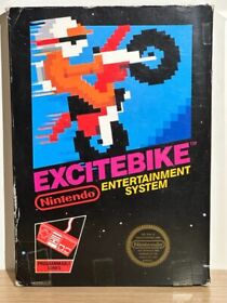 Excitebike (NES, 1985) - Complete in Box - Cleaned/Works