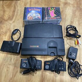 NEC TurboGrafx 16 Bundle - Console, Booster, 14 Games 2 Controllers