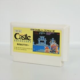 Famicom CASTLE EXCELLENT Cartridge Only Nintendo fc