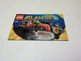  LEGO 8059 Atlantis Seabed Scavenger  Instruction Manual Only