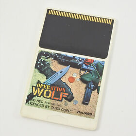 PC Engine Hu OPERATION WOLF Card Only 0952 pe