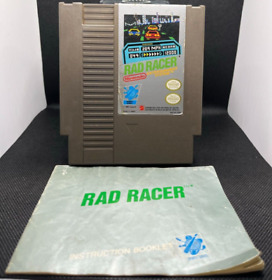 Rad Racer for Nintendo NES in Working Condition - CARTRIDGE & MANUAL