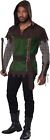 Prince Of Thieves Medieal Robin Hood Man Fancy Dress Up Halloween Adult Costume