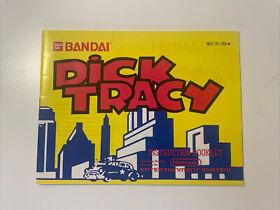 Dick Tracy NES Instruction Manual