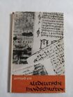 Altdeutsche Handschriften by Gerhard Eis 1949 Hardcover w/Dustjacket