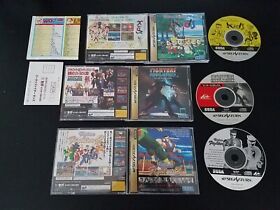 Import Sega Saturn Fighters Megamix 3 game set lot VF 2 Kids Japanese US SELLER
