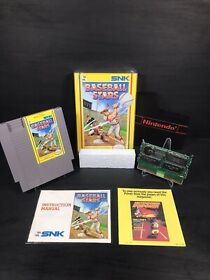 Baseball Stars (Nintendo NES, 1989) CIB, Authentic And Tested