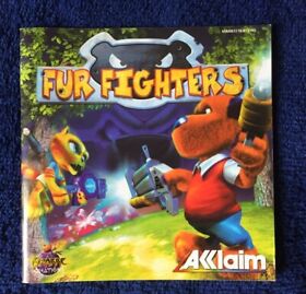 FUR FIGHTERS Spare Manual Only Sega Dreamcast - MINT