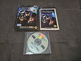 Batman Returns (Sega CD) Complete In Box CIB - W/Registration Card. clean disc.