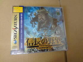 Sega Saturn Nobunaga's Ambition Sengoku Gunyuden NTSC-J SS Game Japan unopened