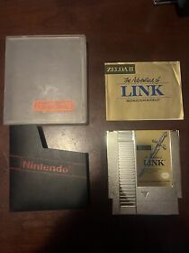 Zelda II: The Adventure of Link (NES 1988)- Juego completo, funda y manual