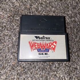Web Wars (Vectrex, 1982) Loose Cartridge Only Tested GCE Authentic Video Game
