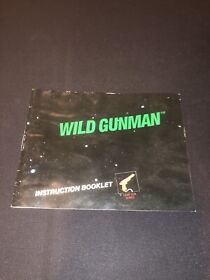 wild gunman nes Manual Only
