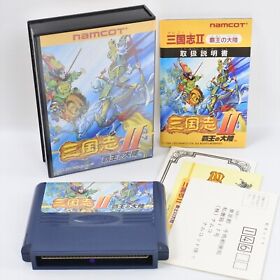 SANGOKUSHI II 2 Hao no Tairiku NAMCOT Famicom Nintendo 1101 fc