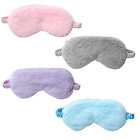 4 Pcs Plush Eye Mask Soft Fluffy Plush Eye Mask Sleep Mask Adjustable for Kids