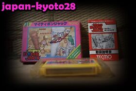 Mighty Bomb Jack w/box manual NES Famicom Japan Nintendo  Good Condition