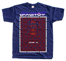 Arkanoid ROUND 36 LASTSTAGE NES game T SHIRT NAVY ALL SIZES S-5XL