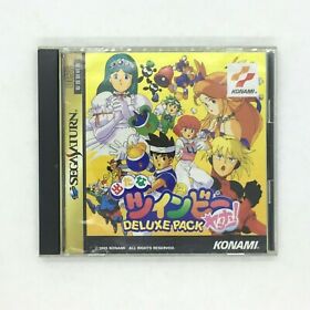 Detana Twinbee Deluxe Pack with Case and Manual [Sega Saturn Japanese version]