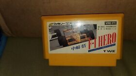 Nakajima Satoru F-1 Hero Famicom NES Japan import US Seller