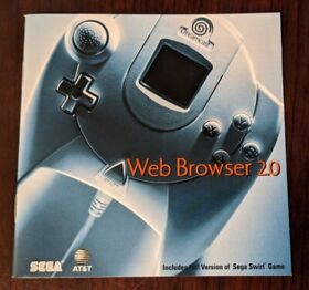 Web Browser 2.0 (Sega Dreamcast) Disc & Maunal Only - Tested - Free Shipping!