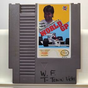 Michael Andretti's World Grand Prix GP  ( Nintendo NES ) Tested - Authentic
