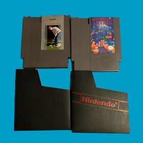 Lot Of 2 NES GAMES NES Nintendo Video Game Cartridge Tested Tetris