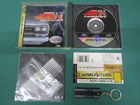  Sega Saturn Over Drivin' GT-R Nissan Presents. Premium pack. JAPAN GAME. 17031