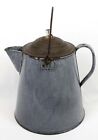 Antique Gray Graniteware Lidded Coffee Pot DW17 510