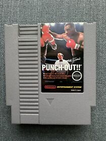 Mike Tyson's Punch-Out NES Nintendo Rare White Bullets Version! Clean And Works!