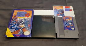 Mega Man 3 MegaMan para NES Nintendo Completo en Caja en Caja Gran Forma