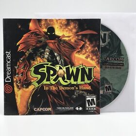 Spawn: In the Demon's Hand (Sega Dreamcast, 2000) Manual And Disc . NOT WORKING