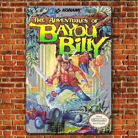 Bayou Billy Nintendo Nes Retro Video Game Metal Poster Tin Sign 20*30cm