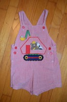 Samara Construction Overalls/Shortall Size 2T